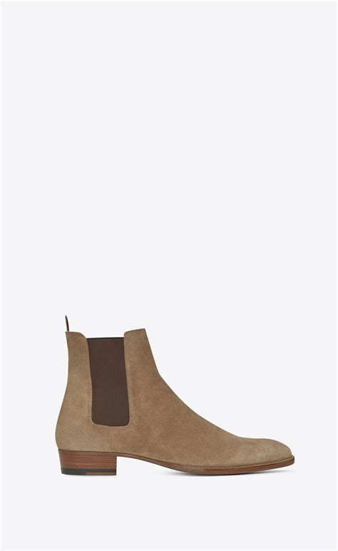 ysl chelsea boots|saint laurent suede chelsea boots.